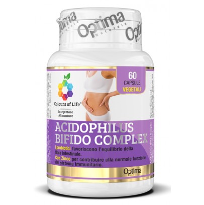 COLOURS OF LIFE ACIDOPHILUS BIFIDO COMPLEX 60 CAPSULE VEGETALI 500 MG