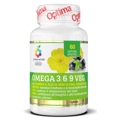 COLOURS OF LIFE OMEGA 3-6-9 VEG 60 SOFT GEL