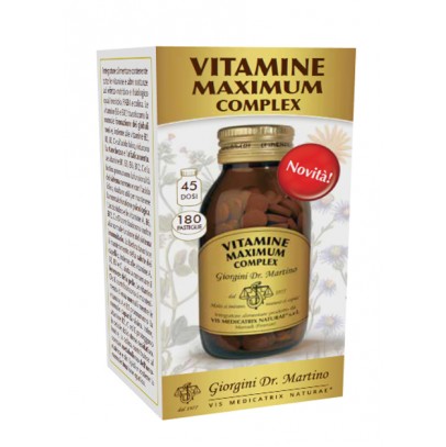 VITAMINE MAXIMUM COMPLEX 180 PASTIGLIE