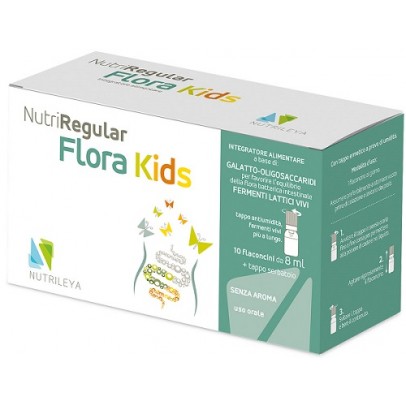 NUTRIREGULAR FLORA KIDS 10 FLACONCINI