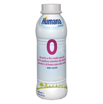 HUMANA 0 EXPERT 490 ML BOTTIGLIA