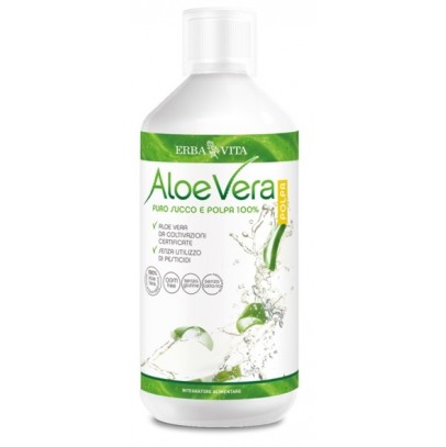 ALOE VERA PURO SUCCO CON POLPA 1 LITRO