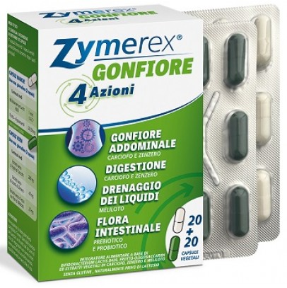 ZYMEREX GONFIORE 20 + 20 CAPSULE VEGETALI