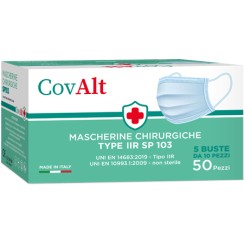 LDF COVALT MASCHERA CHIRURGICA ADULTI 50 PEZZI