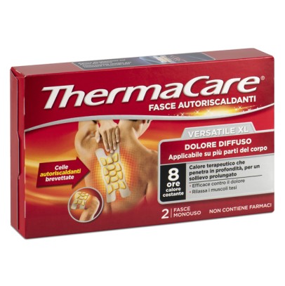 FASCIA AUTORISCALDANTE VERSATILE THERMACARE XL 2 PEZZI FASCIA AUTORISCALDANTE VERSATILE THERMACARE XL 2 PEZZI