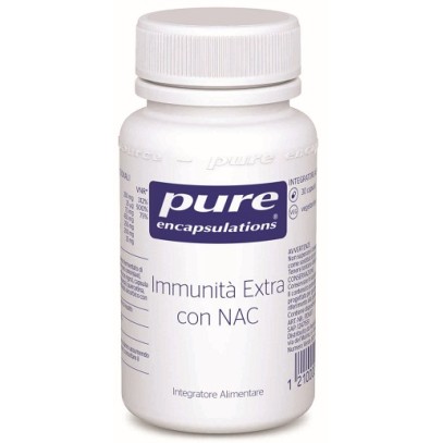 PURE ENCAPSULATIONS IMMUNITA' EXTRA CON NAC 30 CAPSULE