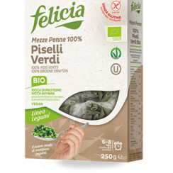 FELICIA BIO MEZZE PENNE PISELLI VERDI 250 G