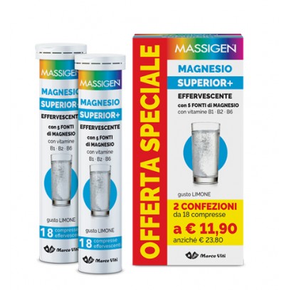 MAGN SUPERIOR 18+18 COMPRESSE EFFERVESCENTI