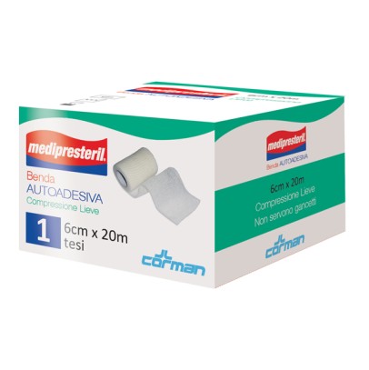 MEDIPRESTERIL BENDA AUTOADESIVA 6X2000 CM 1 PEZZO MEDIPRESTERIL BENDA AUTOADESIVA 6X2000 CM 1 PEZZO