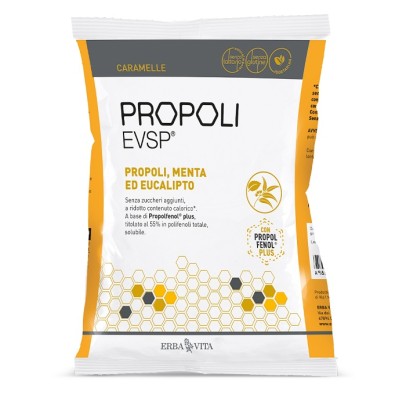 PROPOLI EVSP CARAMELLE PROPOLI MENTA EUCALIPTO 65 G PROPOLI EVSP CARAMELLE PROPOLI MENTA EUCALIPTO 65 G