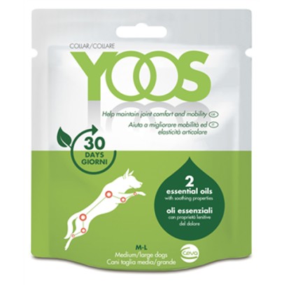 YOOS COLLARE CANE TAGLIA MEDIUM/LARGE A BASE DI OLI ESSENZALI YOOS COLLARE CANE TAGLIA MEDIUM/LARGE A BASE DI OLI ESSENZALI