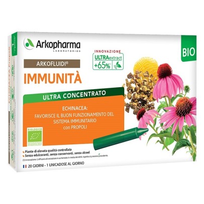 ARKOFLUIDI IMMUNITA' PROPOLI ECHINACEA 20 FIALOIDI 15 ML