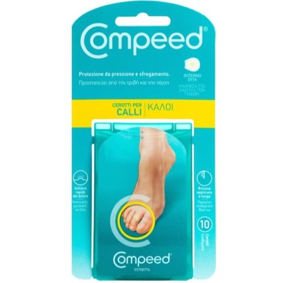 COMPEED CEROTTI PER CALLI INTERNO DITA 10 PEZZI COMPEED CEROTTI PER CALLI INTERNO DITA 10 PEZZI