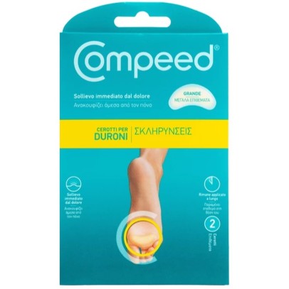 COMPEED CEROTTI PER DURONI LARGO 2 PEZZI COMPEED CEROTTI PER DURONI LARGO 2 PEZZI