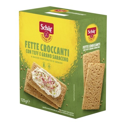 SCHAR FETTE CROCCANTI TEFF/GRANO SARACENO 125 G