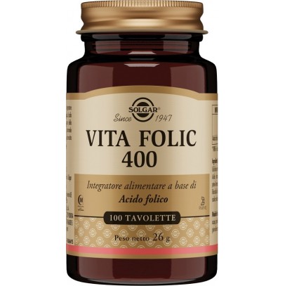 VITA FOLIC 400MG 100TAV SOLGAR