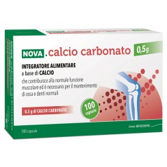 CALCIO CARBONATO 0,5G 100 CAPSULE