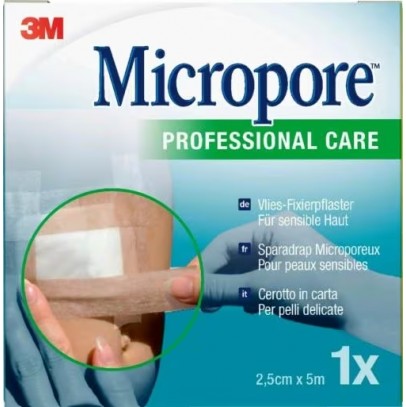 3M MICROPORE SURG T M5X25MM DI