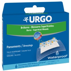 URGO USTIONI SUPERFICIALI WATERPROOF 5 X 7 CM 6 PEZZI