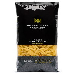 MASSIMO ZERO MEZZE PENNE RIGATE 1 KG