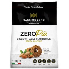 MASSIMO ZERO ZERO PIU' BISCOTTI ALLE MANDORLE 180 G