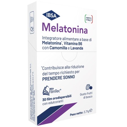 MELATONINA IBSA 30FILM ORALI MELATONINA IBSA 30FILM ORALI