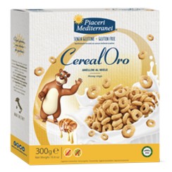 PIACERI MEDITERRANEI CEREALORO ANELLINI MIELE 300 G