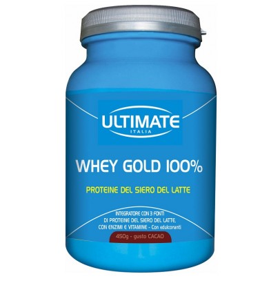 ULTIMATE WHEY GOLD 100% CACAO 450 G