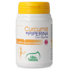 CURCUMA E PIPERINA CON OPUNTIA 45 COMPRESSE 900MG