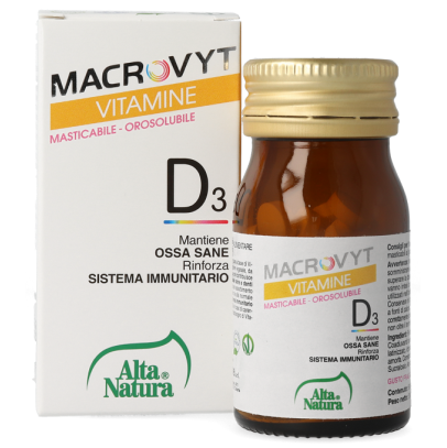 MACROVYT VITAMINA D3 VEG 60 COMPRESSE OROSOLUBILI MACROVYT VITAMINA D3 VEG 60 COMPRESSE OROSOLUBILI