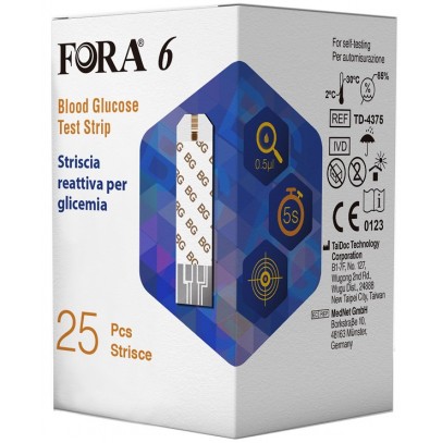 FORA 6 CONNECT STR GLICEM 25PZ