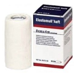 BENDA ELASTICA AUTOADESIVA ELASTOMULL HAFT COMPRESSIONE FORTE 8X400 CM