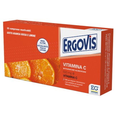 ERGOVIS VITAMINA C 500MG 30 COMPRESSE MASTICABILI ERGOVIS VITAMINA C 500MG 30 COMPRESSE MASTICABILI