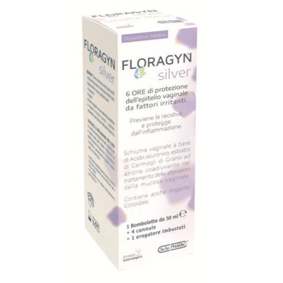 FLORAGYN SILVER SCHIUMA VAGINALE CON ARGENTO COLLOIDALE 50 ML