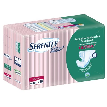 PANNOLONE A MUTANDINA SERENITY FITTED ULTRA + ALOE L 30 PEZZI PANNOLONE A MUTANDINA SERENITY FITTED ULTRA + ALOE L 30 PEZZI