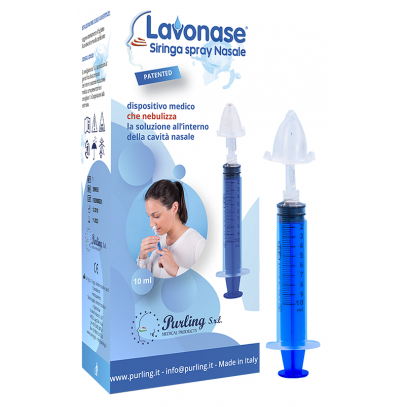 Purling - ❓Sai perché le siringhe spray di Lavonase ® Siringa Spray Nasale  hanno un getto così fine e nebulizzato? 💦 Nei neonati👶 e nei bambini  piccoli 👶🏼(<2 anni) c'è il rischio