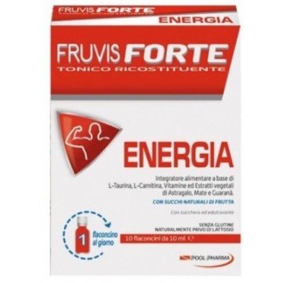 FRUVIS FORTE ENERGIA 10 FLACONCINI DA 10 ML FRUVIS FORTE ENERGIA 10 FLACONCINI DA 10 ML