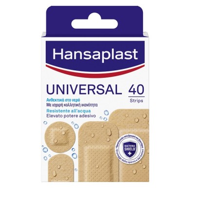 CEROTTO HANSAPLAST UNIVERSAL ASSORTITI 40 PEZZI CEROTTO HANSAPLAST UNIVERSAL ASSORTITI 40 PEZZI