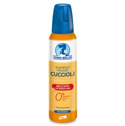 SANO E BELLO SHAMPOO MOUSSE CUCCIOLI PAPPA REALE NF 300 ML SANO E BELLO SHAMPOO MOUSSE CUCCIOLI PAPPA REALE NF 300 ML