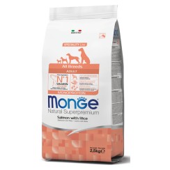 MONGE ALL BREEDS ADULT SALMONE & RISO 2500 G