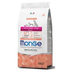 MONGE EXTRA SMALL ADULT SALMONE & RISO 800 G