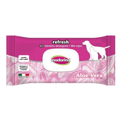 SALVIETTE ALOE VERA INODORINA 40 PEZZI SALVIETTE ALOE VERA INODORINA 40 PEZZI