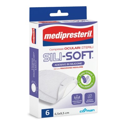 MEDIPRESTERIL COMPRESSA OCULARE ADESIVE WHITE SILICON 6 PEZZI MEDIPRESTERIL COMPRESSA OCULARE ADESIVE WHITE SILICON 6 PEZZI