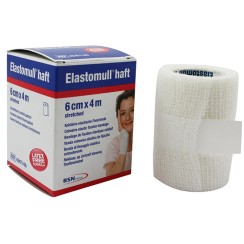 BENDA ELASTICA AUTOADESIVA ELASTOMULL HAFT BLU 6X400CM