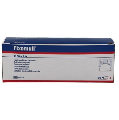 FASCIA AUTOADESIVA IPOALLERGENICA FISSAGGIO SU AMPIA SUPERFICIE FIXOMULL. SUPPORTO IN GARZA DI VISCOSA COLORE BIANCO MASSA IN POLICARBONATO SENZA RESINE E GOMME NATURALI. 15X1000CM FASCIA AUTOADESIVA IPOALLERGENICA FISSAGGIO SU AMPIA SUPERFICIE FIXOMULL. SUPPORTO IN GARZA DI VISCOSA COLORE BIANCO MASSA IN POLICARBONATO SENZA RESINE E GOMME NATURALI. 15X1000CM