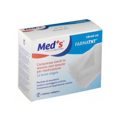 GARZA COMPRESSA MEDS TESSUTO NON TESSUTO 18X40CM 12 PEZZI SSR GARZA COMPRESSA MEDS TESSUTO NON TESSUTO 18X40CM 12 PEZZI SSR