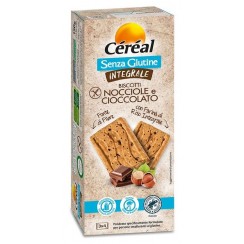 CEREAL SENZA GLUTINE INTEGRALE BISCOTTI NOCCIOLE E CIOCCOLATO 150 G