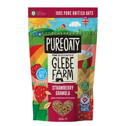 GLEBE FARM GRANOLA AVENA FRAGOLA 325 G