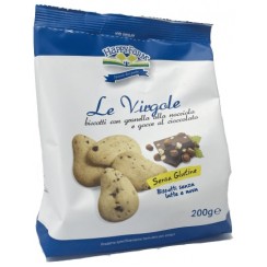 HAPPY FARM VIRGOLE GOCCE CIOCCOLATA E GRANELLA NOCCIOLE 200G