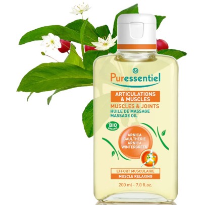 PURESSENTIEL OLIO DA MASSAGGIO SFORZO MUSCOLARE BIO 200 ML PURESSENTIEL OLIO DA MASSAGGIO SFORZO MUSCOLARE BIO 200 ML